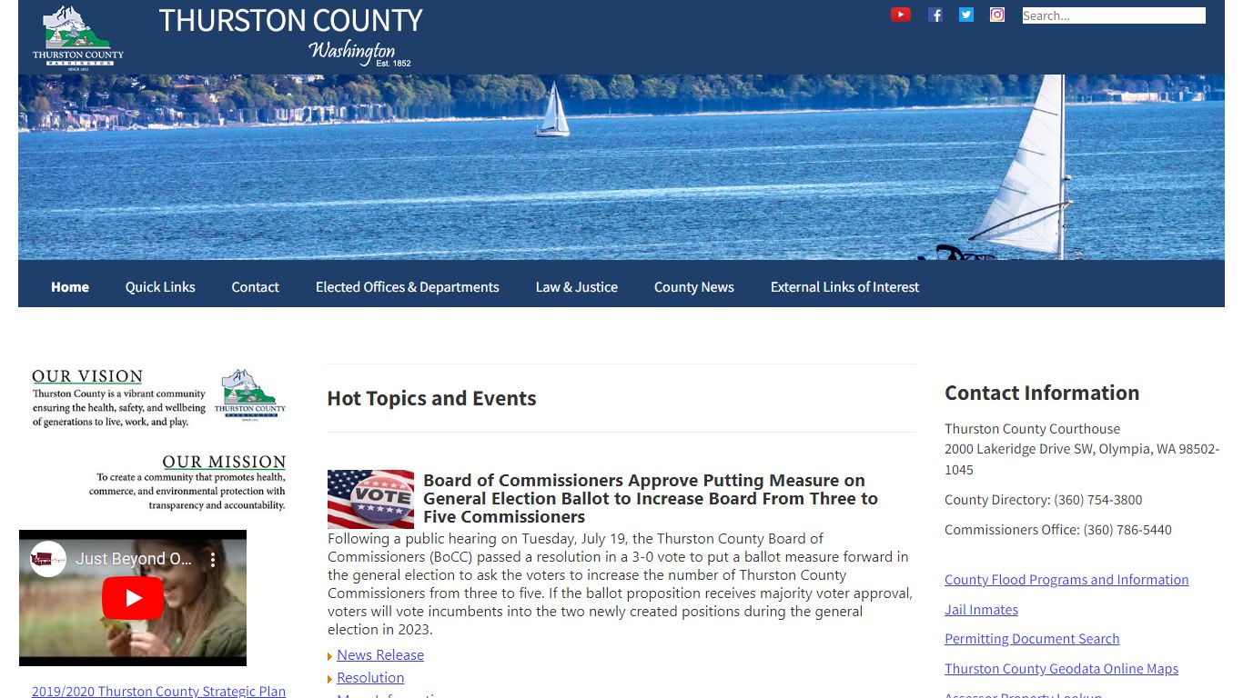 Thurston County | Home | Public Records